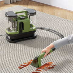 Upholstery Cleaner Machine, Portable Carpet and Upholstery Deep Cleaner, Car/Auto Detailer, with Self-Cleaning Tough Stain Tool
