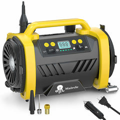Maircle AC/DC Tire Inflator, 3 in 1 Portable Air Compressor for Car Tires with Auto Shut-off, LED Light, 150PSI Air Pump for Cars, Balls, Motorcycles