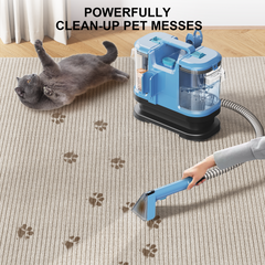 Carpet Cleaner Machine - Upholstery, Portable Spot and Stain Cleaner, Deep Cleaning for Pet Stain, Couch, Stair, Car Seat, Mattress and Carpet