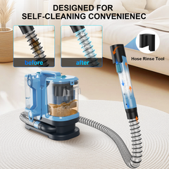 Carpet Cleaner Machine - Upholstery, Portable Spot and Stain Cleaner, Deep Cleaning for Pet Stain, Couch, Stair, Car Seat, Mattress and Carpet