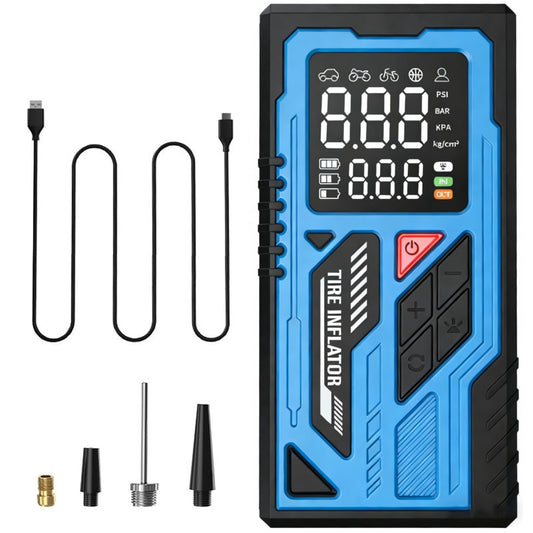 Maircle Cordless Tire Inflator Portable Air Compressor, 150 PSI Air Pump for Car Tires, 8000mAh Tire Pump with Pressure Gauge, LED Light, Auto-shutoff for Bicycle Bikes Motorcycles Balls