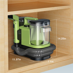 Upholstery Cleaner Machine, Portable Carpet and Upholstery Deep Cleaner, Car/Auto Detailer, with Self-Cleaning Tough Stain Tool