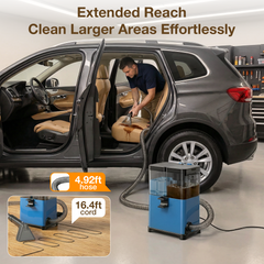 Little Mini Portable Carpet and Upholstery Spot Cleaner, Car/Auto, Sofa Detailer, with Self-Cleaning Tool
