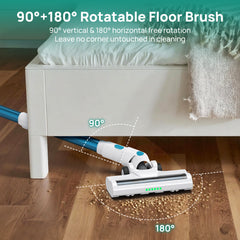 Cordless Stick Vacuum Cleaner, Lightweight Vacuum Cleaner for Wood Floor Pet Hair