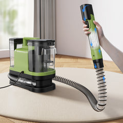 Upholstery Cleaner Machine, Portable Carpet and Upholstery Deep Cleaner, Car/Auto Detailer, with Self-Cleaning Tough Stain Tool