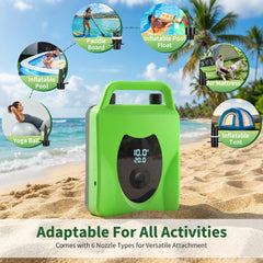 Maircle Paddle Board Pump Electric Portable, SUP Pump for Paddleboard, 20PSI Air Compressor with Auto-off, Deflation Function and 12V DC Car Connector for Inflatables, Kayaks and Boats