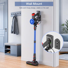 Maircle Self Standing Cordless Vacuum, 550W/45Kpa Vacuum Cleaner for Home, 50Min Stick Vacuum with LED Display, Lightweight Wireless Vacuum Rechargeable for Carpet Pet Hair