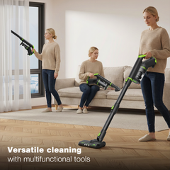 Maircle Cordless Vacuum Cleaner, 40Kpa Powerful Suction Stick Vacuum With LED Display For Home Carpet Hard Floor Pet Hair