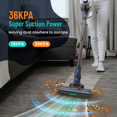 Cordless Vacuum Cleaners, Strong Suction Vacuum Cleaner for Carpet, Hardwood Floor