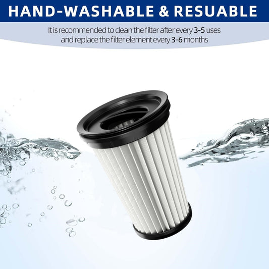2Pcs Replacement HEPA Filter for Maircle L16E ,VACFORE L15 Cordless Stick Vacuum Cleaner