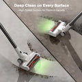 Maircle Cordless Vacuum, 36Kpa Powerful Suction, 40mins Runtime, Anti Tangle LED Headlight Brushless, Lightweight Self-Standing Stick Vacuum Cleaner for Pet Hair, Carpet, Hard Floor