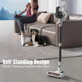 Maircle Cordless Vacuum, 36Kpa Powerful Suction, 40mins Runtime, Anti Tangle LED Headlight Brushless, Lightweight Self-Standing Stick Vacuum Cleaner for Pet Hair, Carpet, Hard Floor