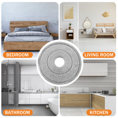 Maircle Electric Spin Mop with Auto Wash & Dry System, Hands-Free Self-Cleaning Bucket, Adjustable Handle & 360° Rotation, for Tile, Hardwood, Laminate Floors